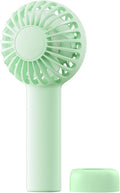 SWEETFULL Mini Portable Fan - Rechargeable Handheld Fan, 3 Speeds Personal Small Hand Gifts for Travel Essentials, Lash, Makeup, Eyelash, Kids, Girls, Women - USB, Cute Design Green by SWEETFULL