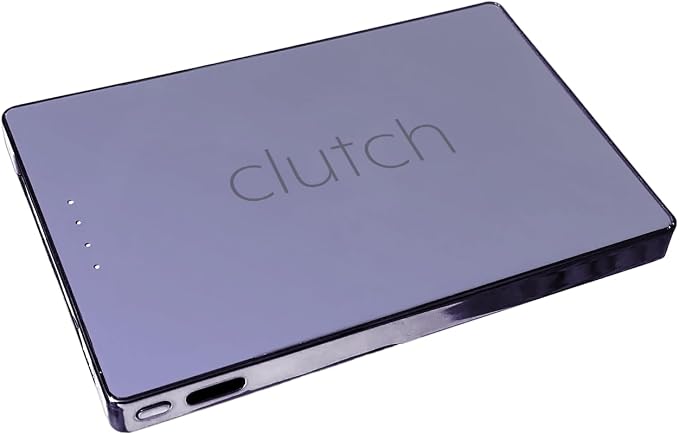 Clutch - Pro USB-C Portable Charger - Compatible with iPhone 15, 16, 17 & Android Devices - Power Bank Magnetic Battery - TSA Travel Approved - USB Rechargeable - Built-in Cable - 5000 mAh - 3.7oz - Image 3