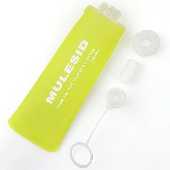 Soft Flask Running Bottles Collapsible Water Bottle Foldable for Traveling Running Vest Collapse Hydration TPU 250ml 500ml for Runner (250ml-1pcs) - Image 7