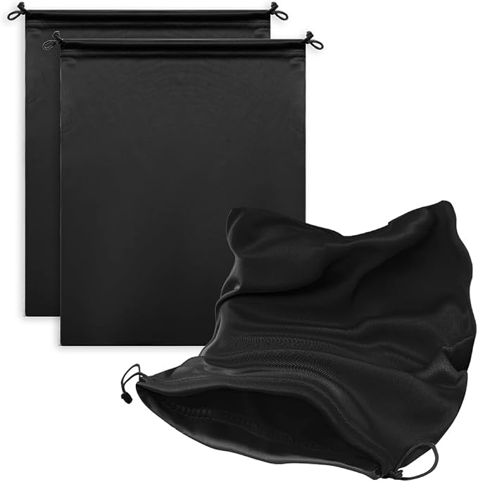 Microfiber Drawstring Bags, Multi-Size Soft Protective Pouches for Shoes, Ski Goggles, Sunglasses, Handbags & Camera Lenses by MtuxuYR