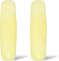 RADIUS Toothbrush Travel Case for Big Brush/Original/Scuba Brushes, BPA-Free Recycled Plastic, Portable for Bathroom, School, Home, Camping - Lemon Yellow (Pack of 2) by RADIUSCorporation