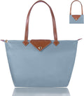 Women Tote Bag,Stylish Waterproof Nylon Ladies Shoulder Bag, Folding Beach Travel Bag for Work,Shopping, Large by BOJLY