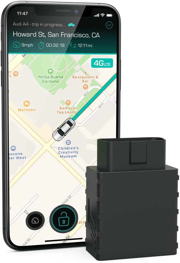 CARLOCK Anti Theft Car Device - Real Time 4G Car Tracker & Car Alarm System. Comes with Device & Phone App. Tracks Your Car in Real Time & Notifies You Immediately of Suspicious Behavior.OBD Plug&Play - Image 10