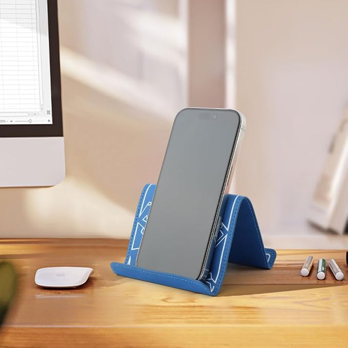 Airplane Phone Holder Flexible Flight Cell Phone Holder and Flexible Tablet Stand Airplane Travel Essential Accessories for Most Smartphones, Tablets(Color:Blue) - Image 8
