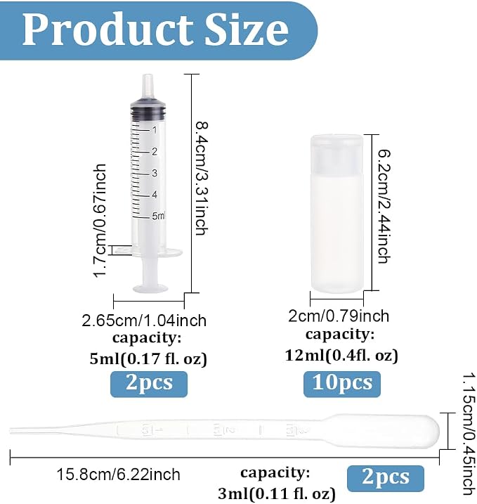 BENECREAT 10 Pack 12ml Small Plastic Flip Cap Sample Bottle Empty Refillable Travel Bottles for Makeup Cosmetic Toiletries Product - Image 2