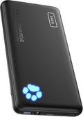 INIU Portable Charger, Slimmest 10000mAh Fast Charging USB C Power Bank | USB-C Cable, Flight-Safe, Travel Essentials, Flashlight, for iPhone 17 16 15 Pro Max Air, Samsung S26, S25, Google etc by INIU