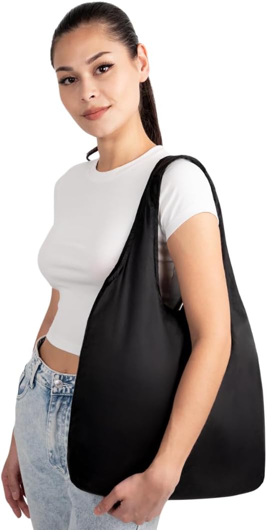 Nanobag Standard 19L Tote Foldable Packable Reusable Grocery Shopping Bag | 0.9 oz Premium Portable Collapsible Ultralight Pocket-Sized for Everyday Use & Travel - Image 2