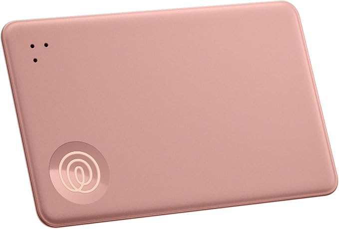 Life360 Tile Slim - Wallet Finder, Bluetooth Tracker and Item Locator for Luggage Tags, Passports and More. Both iOS and Android Compatible. Phone Finder. 1-Pack (Blush) by Life360