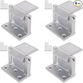 Door Lock Reinforcer Privacy Door Latch for，Hotel Security Door Lock ，Privacy Door Latch for in-Swinging Doors Extra High Home Door Security Lock (4 Pack) by Szliyands