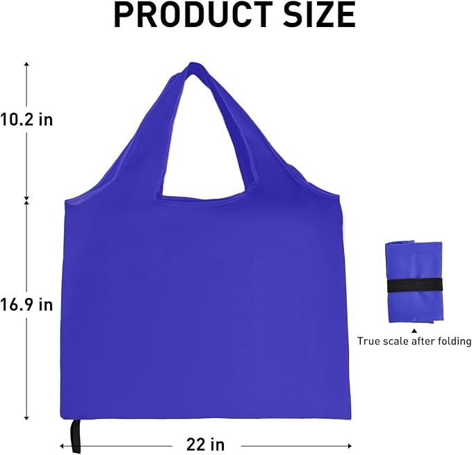 Foldable Shopping Bag, Reusable Grocery Bag Holder, Tote Bags - Image 3