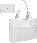 Work Bags for Women- Nursing Clinical Bag with Zipper Large Foldable Travel Bag Water-Resistant Handbag by LNORMIA