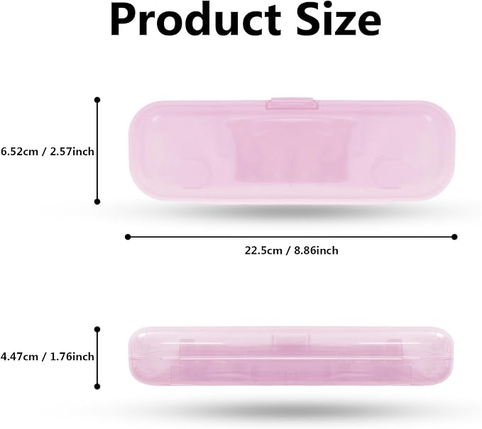 Newly upgraded toothbrush travel case, suitable for Oral-B/Oral-B Pro/Philips Sonicare/Aquasonic toothbrush, travel electric toothbrush box (pink) - Image 6