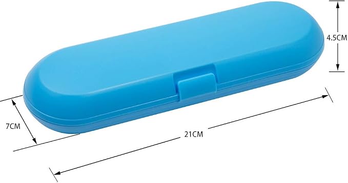 Nincha Plastic Electric Toothbrush Travel Case for Fairywill/TEETHEORY/Seago/Dnsly Series Sonic Electric Toothbrush, Blue - Image 3