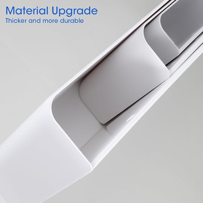 Picowe 3 PCS Magnetic Laundry Storage, Magnetic Storage Box for Laundry Room, Kitchen, Bathroom, Office, Space-Saving Trash Container Hanging on Dryer, Washer or Wall Mount Trash Bin (White) - Image 4