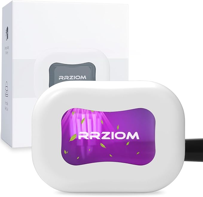 Toothbrush Sanitizer Case, RRZIOM Portable Toothbrush Covers Rechargeable | Rechargeable Toothbrush Cleaner Holder Case for Travel Home, Detachable Toothbrush Cover Cap for All Toothbrushes (White) by Unknown
