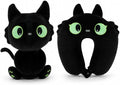 2-in-1 Travel Pillow for Kids & Adults Car Neck Pillow Memory Cotton U-Shaped Neck Pillow Soft Head Support Travel Accessories for Airplane Car Train Bus Airplane Pillow (cat) by Unknown