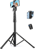 Victiv Phone Tripod, 70" Tripod for iPhone with Remote and Phone Holder | Compatible with Cellphone Camera Gopro, Standing Tripod Stand Perfect for Selfies, Video Recording, Vlogging, Live Streaming by Victiv