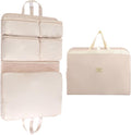 7-in-1 Travel Storage Bag, Foldable Hanging Packing Cube with Compartments for Clothes, Beige by Unknown
