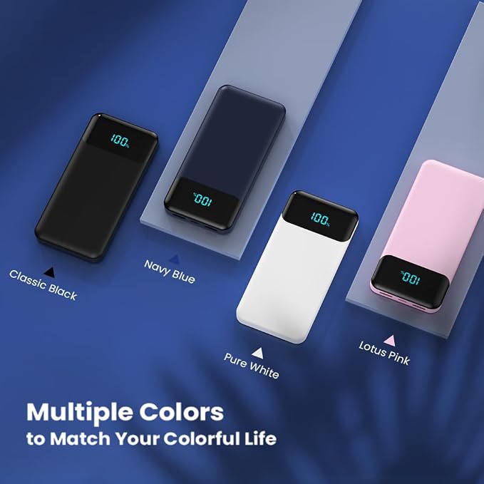Portable Charger Power Bank 40800mAh with 3 Built-in Cables,25W Fast Phone Charging Portable Battery Pack,5 Outputs Travel Essentials Outdoor External Battery for iPhone 17/16,Galaxy Android etc-Black - Image 7