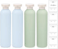 8.8 oz Plastic Travel Shampoo Bottles, Refillable Flip Cap Squeeze Bottles for Toiletries, Large Leakage-proof Travel Shampoo and Conditioner Container (Blue and Green) by UMETASS