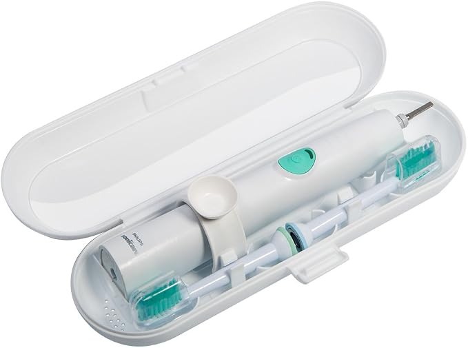 Nincha Portable Electric Toothbrush Travel Case for Philips Sonicare Series-Durable, Environmentally Friendly, Breathable, Food-Safe Plastic Material(White) by Nincha