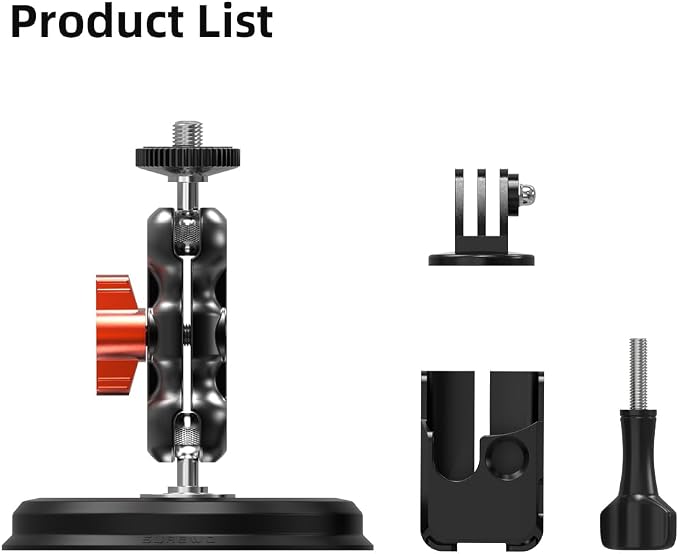 Pocket 3 Magnetic Camera Mount,Magnetic Mount Stand with Magic Arm Compatible with DJI Osmo Pocket 3,Insta360, Heavy-Duty Magnet Base Stand with 1/4"-20 Thread for Gym, Car Mounting - Image 8