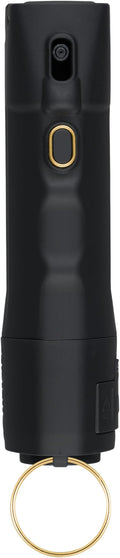 Sabre 2-in-1 Pepper Spray with 130dB Personal Alarm, Alert and Defend with One Press, Fast Flip Top Safety with Finger Grip and Tuck-Away Keyring, Maximum Strength, UV Marking Dye by SABRE