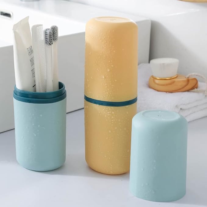 1 Pcs Travel Toothbrush Holder, Plastic Portable Case for Manual & Electric | 1 Toothbrush Travel Cases, Fits Both Normal & Electric Toothbrushe. Great for Travel, Business Trips, Camping, Daily Use. - Image 2