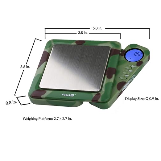 American Weigh Scales 650g x 0.1g Digital Pocket Gram Scale-Blade Series | Precision Mini Scale 0.1g Accuracy, Pocket Scale for Kitchen, Gold, Gems & Coin Scale, Smart Digital & Compact Scale - Image 5