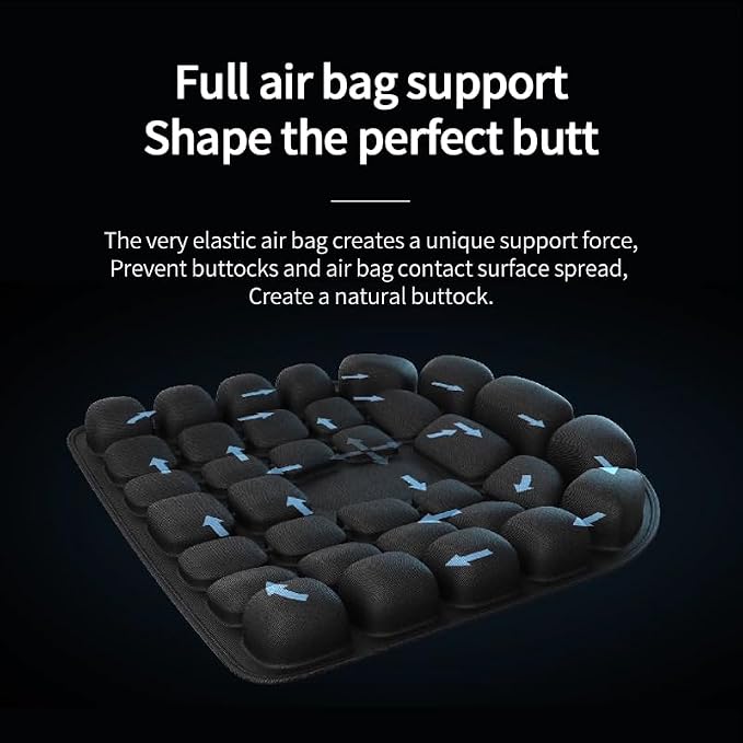 Sondor Travel Cushion,Airplane Cushion Seat for Long Fly,Inflatable Seat Cushion for Airplane,Stadium Seats,Office Chair, Wheelchair, Cars, Home Living - Image 2