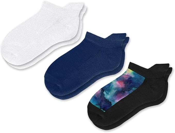 Viasox Ankle Compression Socks for Women & Men 3 Pack, 14 mmHg Support Improves Circulation, Extra Cushioned - Image 2