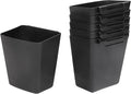 6 Pack Hanging Cup Holder for Rolling cart Accessories Hooks Little Hanging Buckets Hanging Storage Bins Craft Supplies for Rolling Utility Cart Slim Storage Cart (Black) by AYVANBER