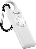 Personal Safety Alarm for Women – Superior Loud Siren & SOS Strobe | Premium Compact & Well-crafted Self Defense Keychain Alarm, College Dorm Essential, Variety of Colors (White) by Thoepb