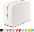 Embla Large Makeup Bag and Waterproof Nylon Travel Toiletry Bag, Large Capacity Cosmetic Zipper Pouch, White by Embla