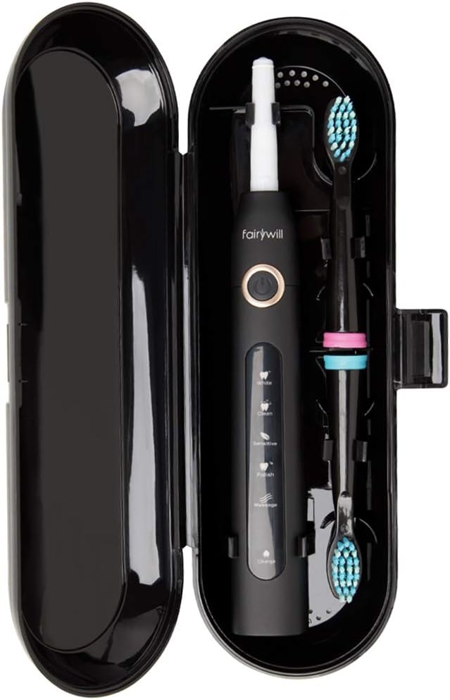 Nincha Plastic Electric Toothbrush Travel Case for Fairywill/TEETHEORY/Seago/Dnsly Series Sonic Electric Toothbrush, Black - Image 5