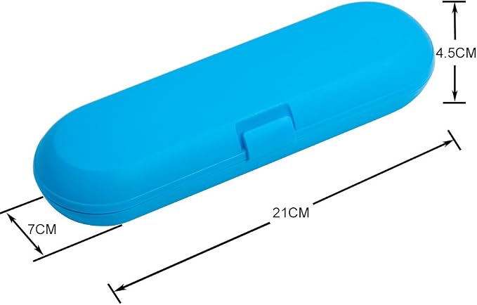 Nincha Portable Electric Toothbrush Travel Case for Philips Sonicare Series-Durable, Environmentally Friendly, Breathable, Food-Safe Plastic Material(Blue) - Image 3