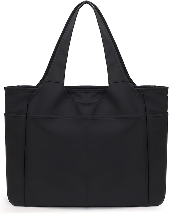 Corduroy Tote Bag for Women Crossbody Bags Lightweight Handbags Shoulder Bag with Zipper Pockets for Work Shopping by AMXNX