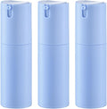 Lulupack Airless Pump Bottles Travel Size, 1 oz 3 PCS Refillable Container | Plastic lotion dispenser, for face cream moisturizer, small skincare, shampoo soap, empty toiletry, cosmetic, leakproof TSA by Befragrancemate