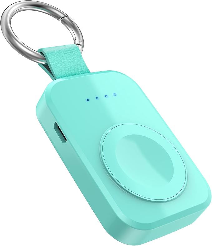 Portable Charger for Apple Watch,Travel Keychain iWatch Wireless Power Bank | Compact Magnetic Charging, 1000mAh Battery,On The Go Power, Travel Essential,for iWatch Series 11/10/9/8/7/6/5/4/3/2/SE/Ultra - Image 7