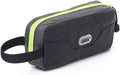 GOX Travel Small Toiletry Bag for Men Nylon Dopp Kit Medicine Bag Travel Organizer Pouch Shave Kits for Teens Toiletry Essentials Bathroom Compact (Black, 7.9 * 3.7 * 2 Inches) by GOX