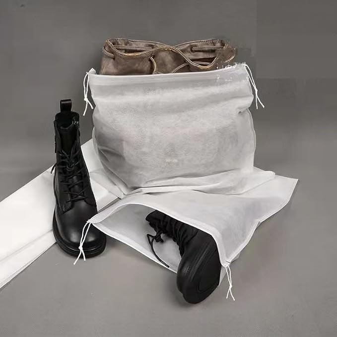 Gladiolus hybridus 30 eco-friendly travel shoe bag storage bags, non-woven breathable dust-proof with rope, suitable for storing shoes and isolate dust keep bags clean tidy (11.8in X 15.74in) - Image 8