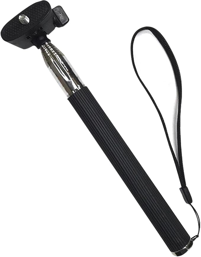 Extendable 37 Inch Selfie Stick Camera Tripod Stand, Lightweight Photography Accessory Universal 360 Rotation Tripod Bracket Durable & Adjustable for Travel, Sports & Vlogging by Unknown