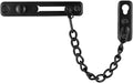 JQK Door Chain Lock Black, Stainless Steel Door Guard with Spring Anti-Theft Press Lock, Matte Black, HDC100-PB by Homeimprovement