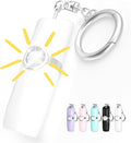 Securityman Personal Alarms for Women | Loudest Safety Alarm Keychain (130dB Siren and SOS Strobe Light) Everyday Personal Safety Devices for Women - White by SECURITYMAN