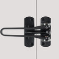 Alise Swing Bar Door Lock,Door Lock for Front Doors and Inside Doors,Black | Security Door Guard Latch for Kids Safety Home Security,Hotel Latch Lock Front Door Child Lock by Alise