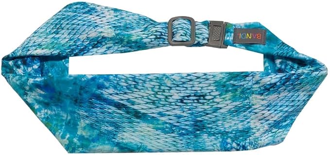 BANDI Plus Size Fanny Pack for Women - Travel-Ready Pocket Belt with Secure Hidden Money & Running Belt for Phone, Passport, Keys, & Medical Devices, Adjustable Fit, Comfortable (Seaside) - Image 2