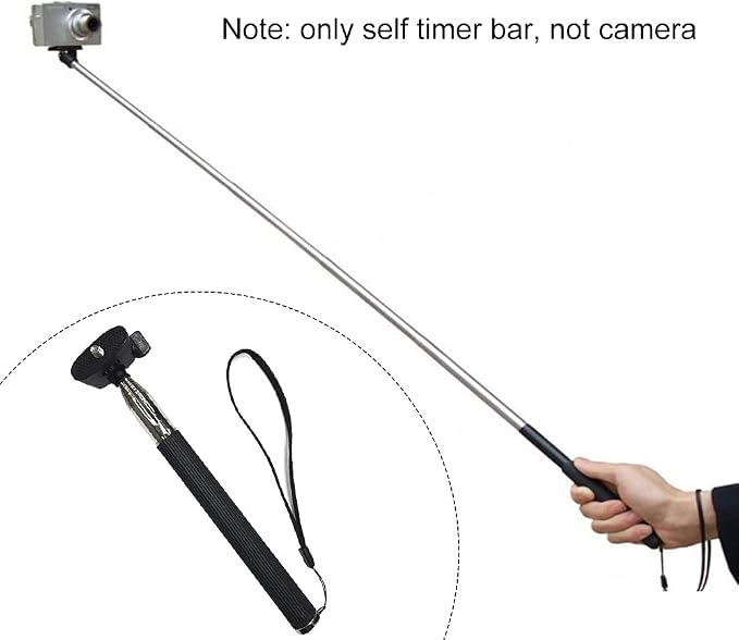 Extendable 37 Inch Selfie Stick Camera Tripod Stand, Lightweight Photography Accessory Universal 360 Rotation Tripod Bracket Durable & Adjustable for Travel, Sports & Vlogging - Image 4