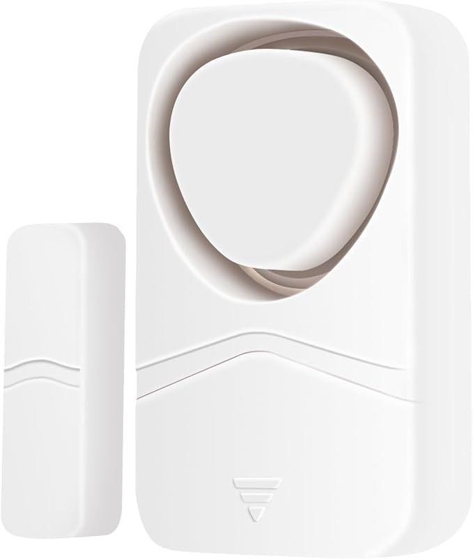 GREENCYCLE Window Sensors for Security, Door Alarms When Opened, Window and Door Alarms for Home, Easy Installation, Ideal for Home, Garage, Apartment, Dorm Rooms, Office and More by greencycle