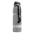 Water-to-Go Water Filter Bottle, 1 Liter, Cloud Grey | International Travel, Portable Purification, Eco-Friendly Bioplastic, New Leak-Proof Lid, Filters Viruses by WATERTOGO