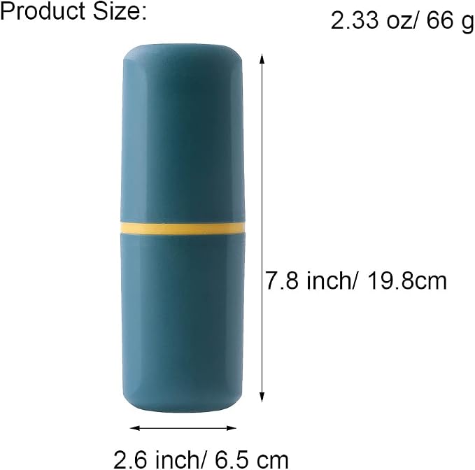 1 Pcs Travel Toothbrush Holder, Plastic Portable Case for Manual & Electric | 1 Toothbrush Travel Cases, Fits Both Normal & Electric Toothbrushe. Great for Travel, Business Trips, Camping, Daily Use. - Image 5